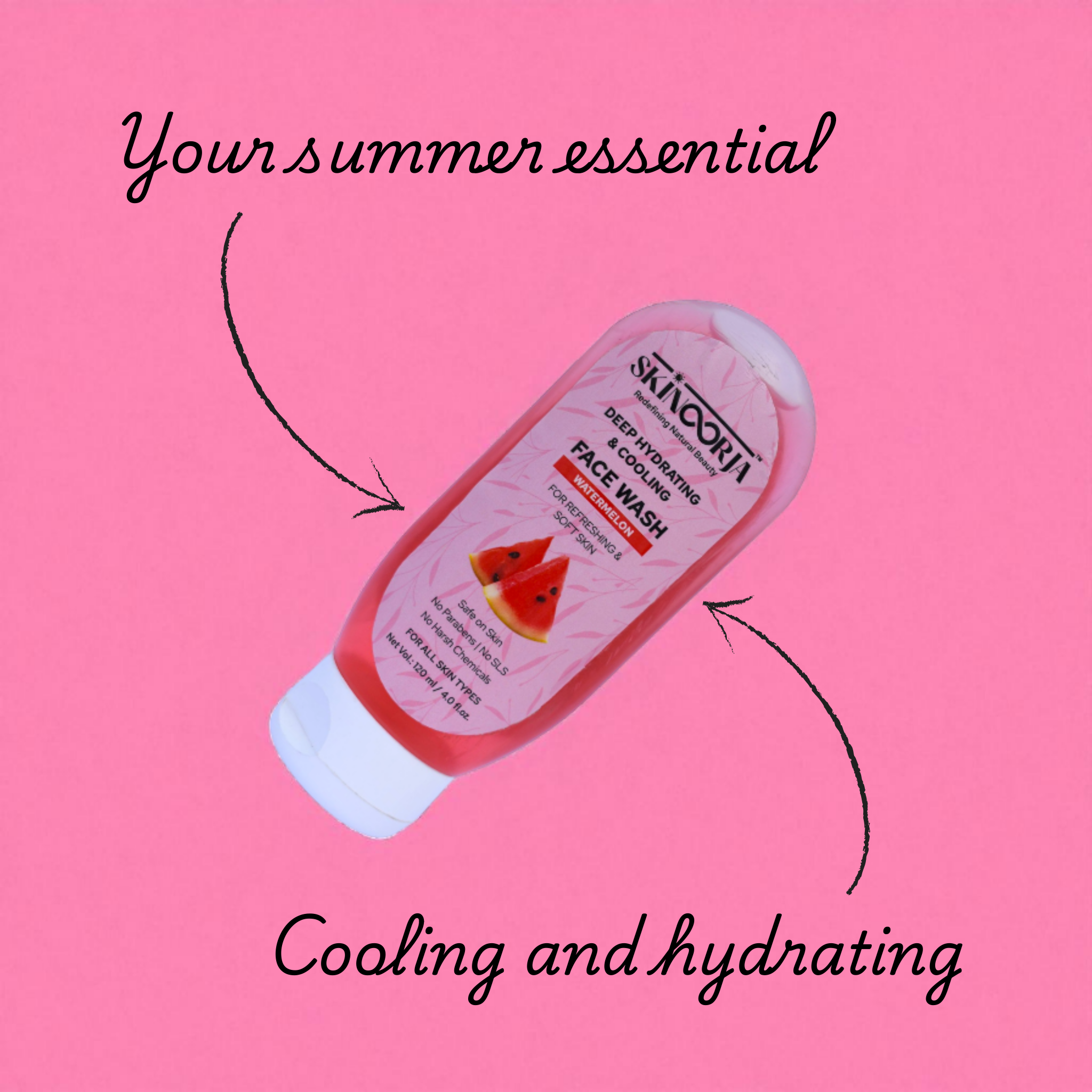 Deep Hydrating & Cooling Face Wash – Watermelon