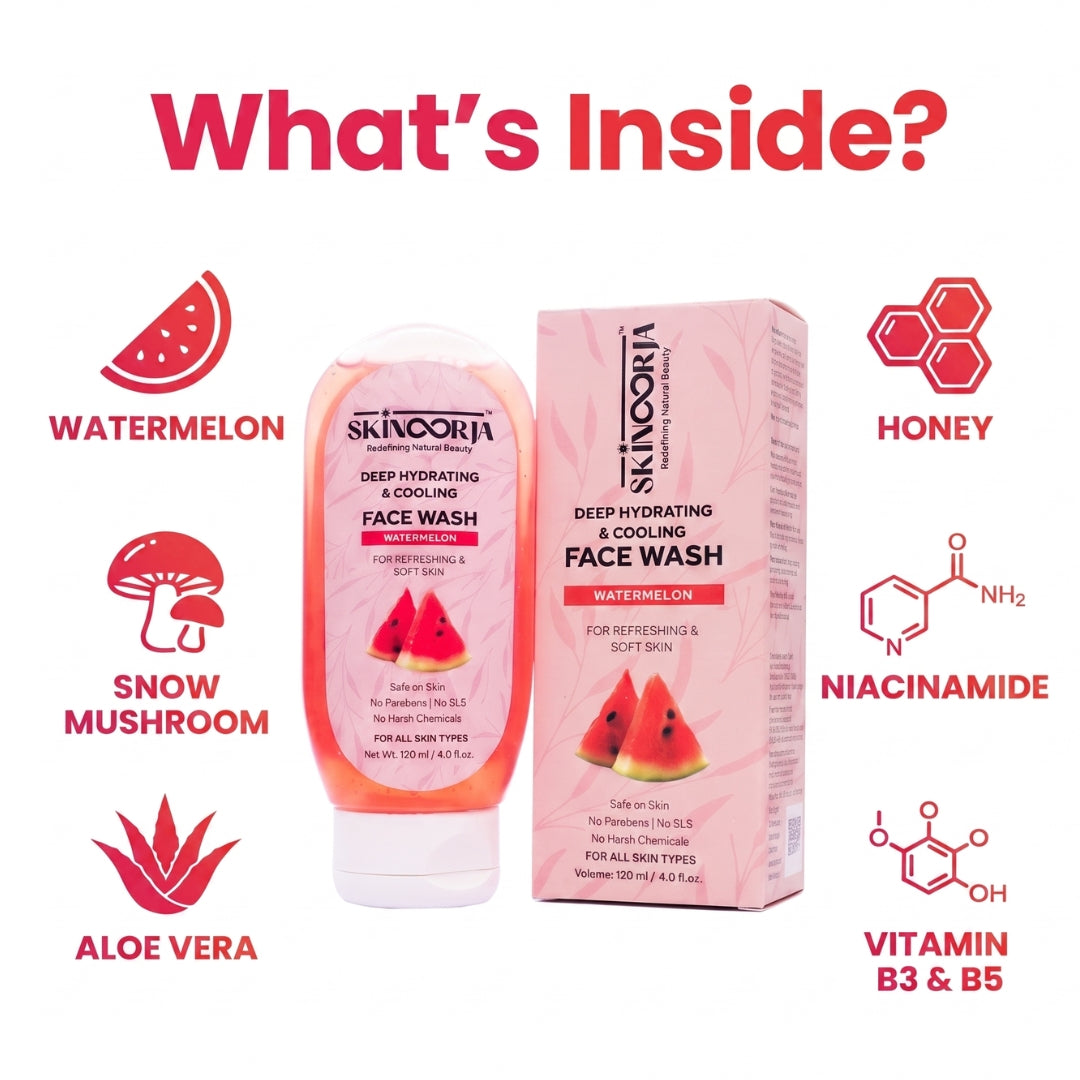 Deep Hydrating & Cooling Face Wash – Watermelon