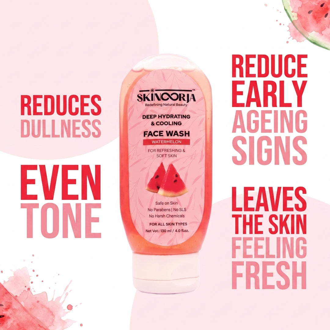 Deep Hydrating & Cooling Face Wash – Watermelon