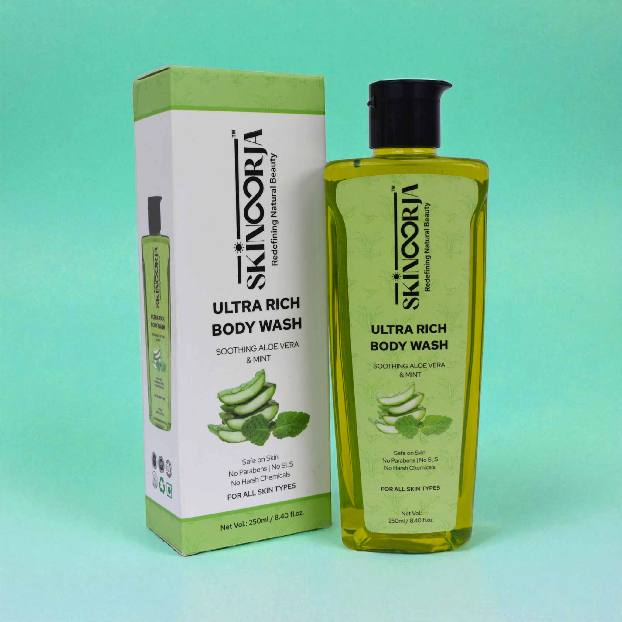ULTRA RICH BODY WASH- SOOTHING ALOEVERA & MINT