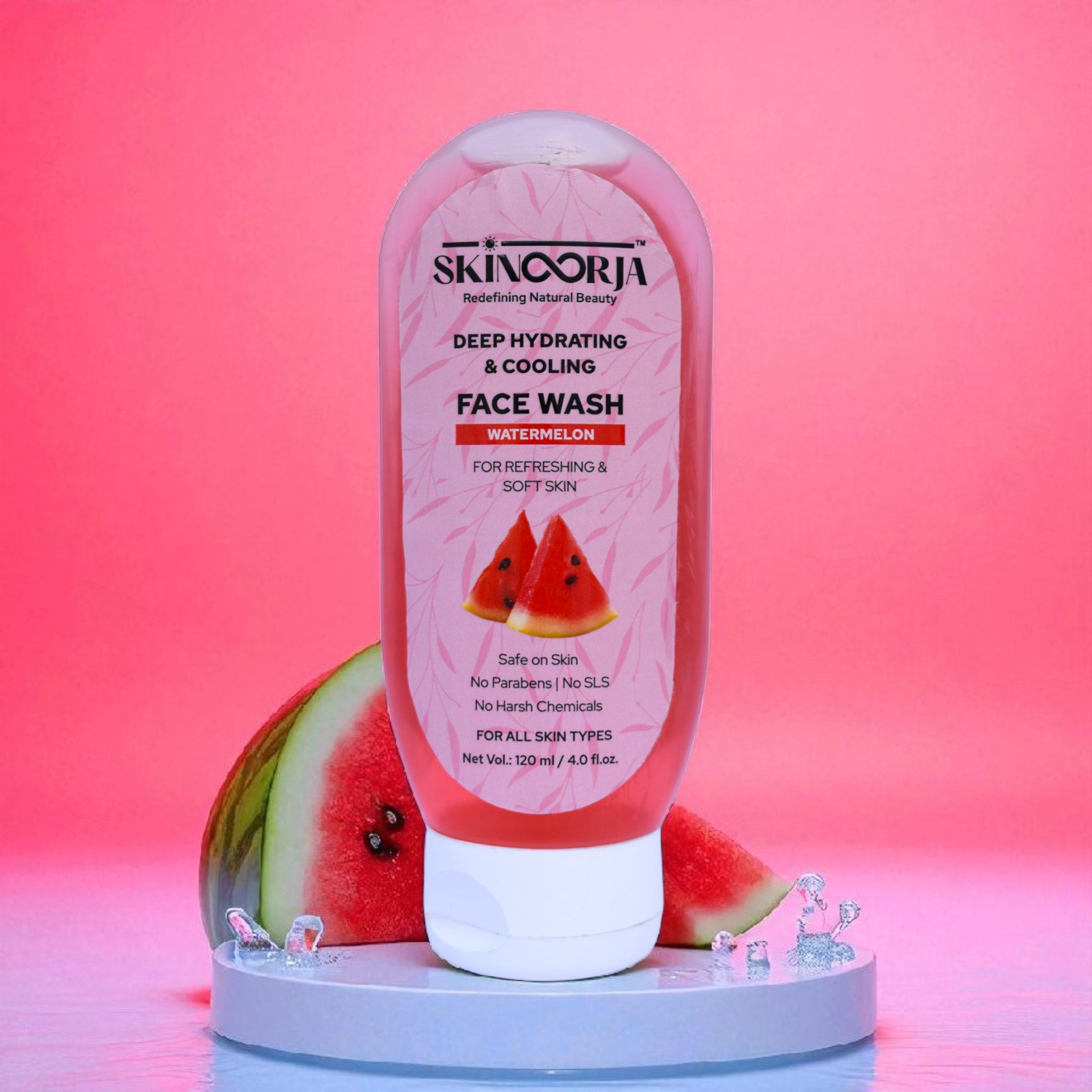 Deep Hydrating & Cooling Face Wash – Watermelon