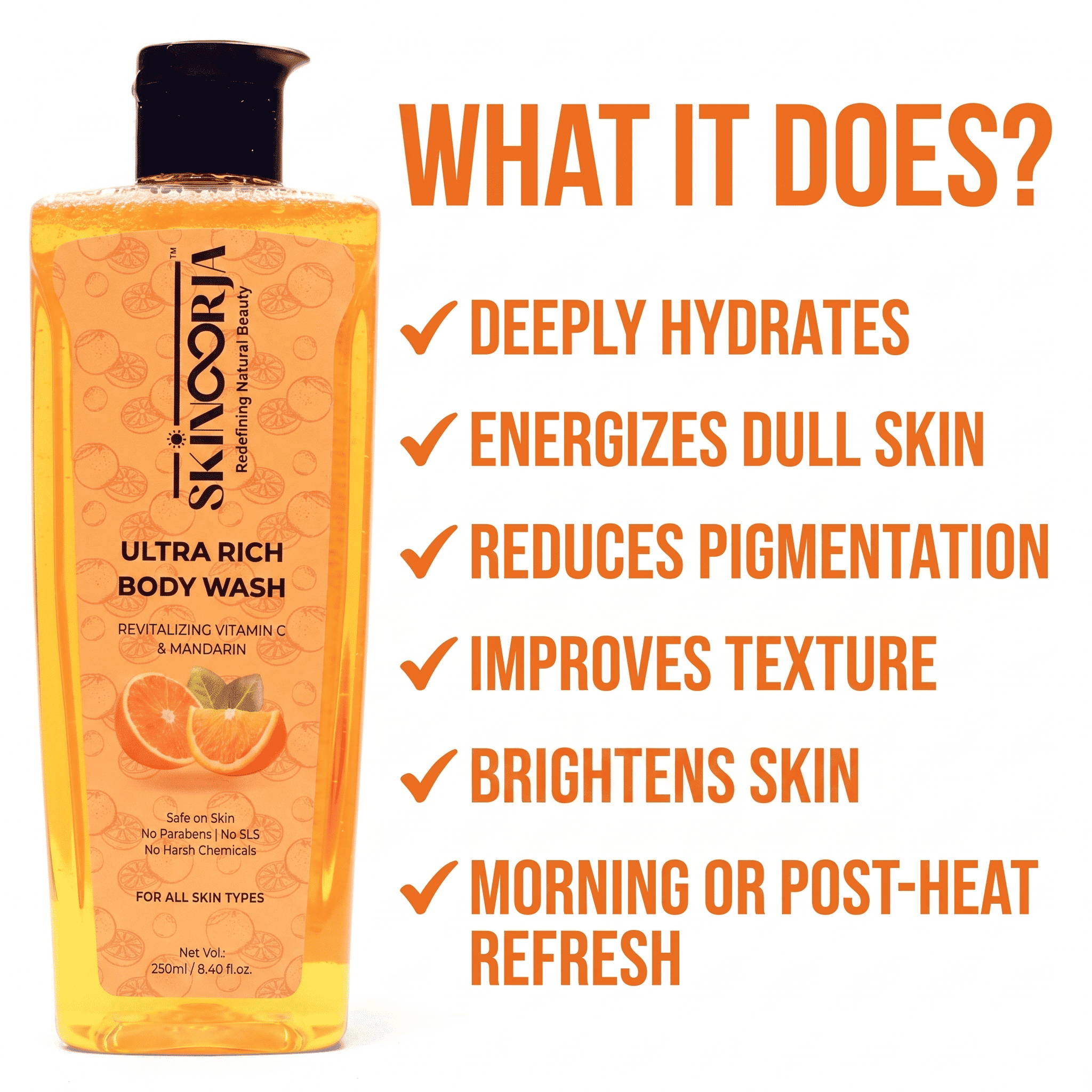 Ultra Rich Body Wash - Vitamin C & Mandarin