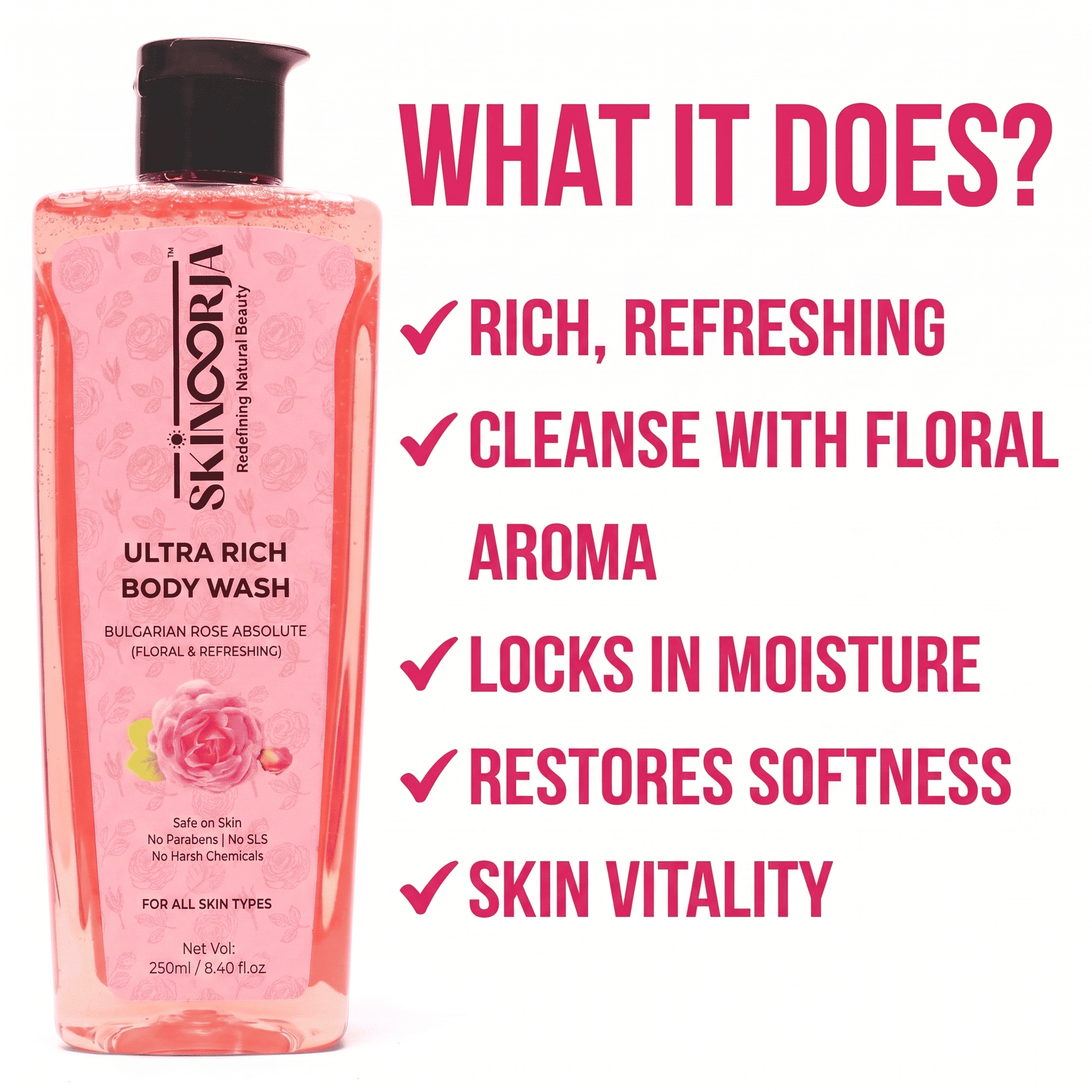 Ultra Rich Body Wash -  Bulgarian Rose Absolute